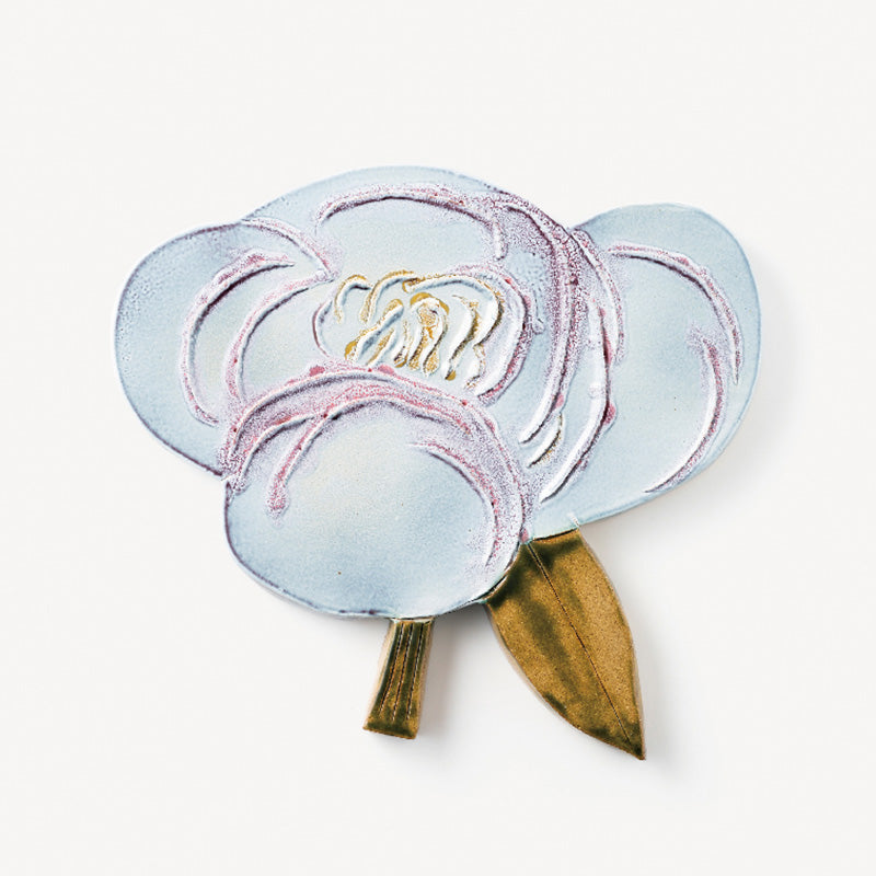 ムスタキビ⭐︎石本藤雄⭐︎花レリーフ⭐︎レア ムスタキビ⭐︎石本