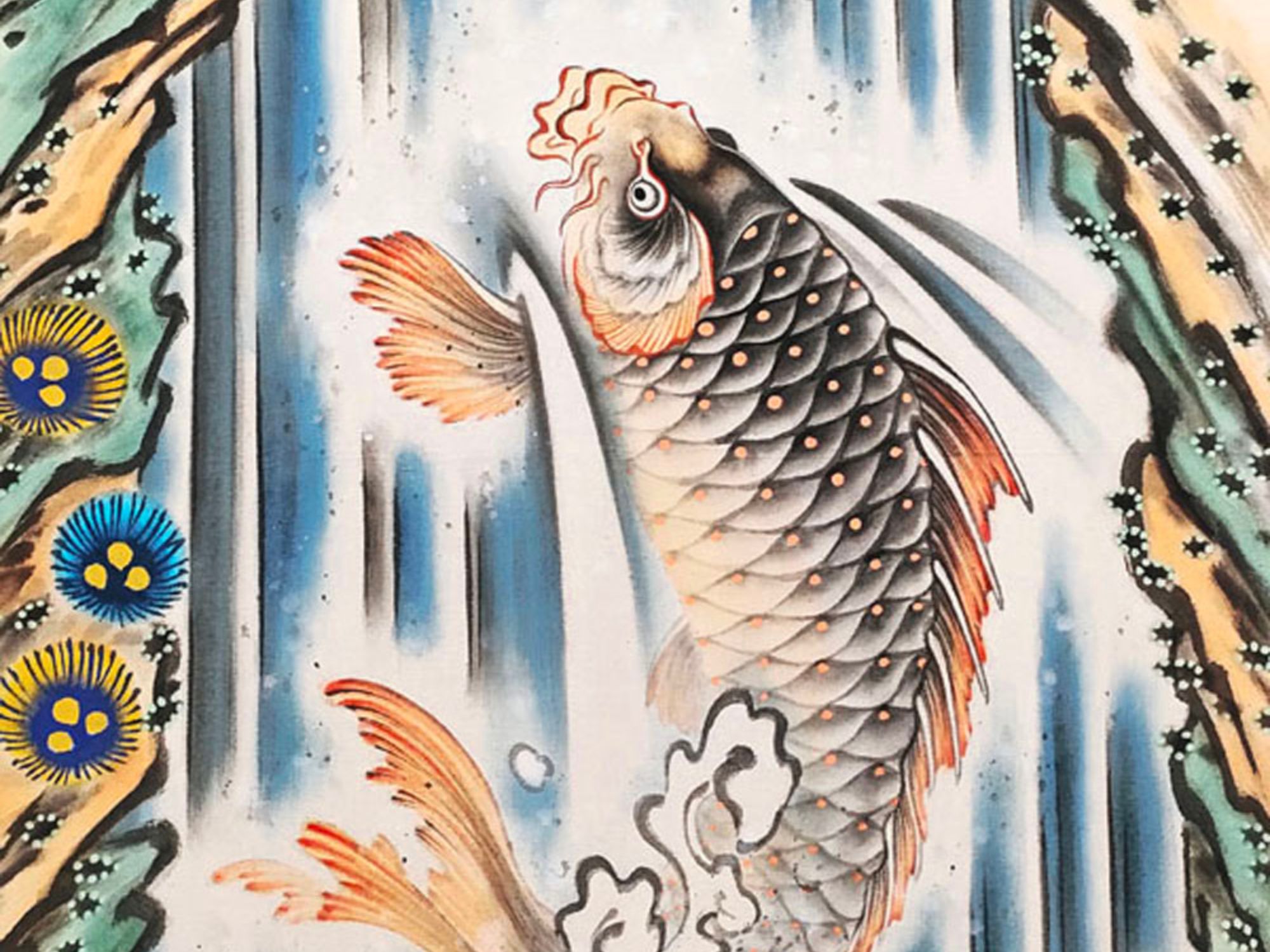 鯉の滝昇り（滝登り）の由来とは｜登竜門伝説と「こいのぼり」の起源