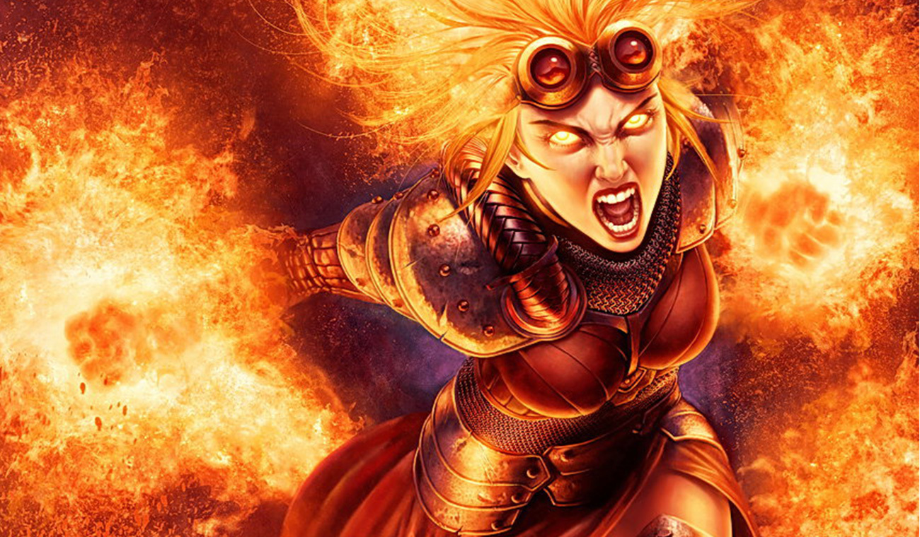 未開封品 マジックザギャザリング ユーロランド5種 赤 マジック2010