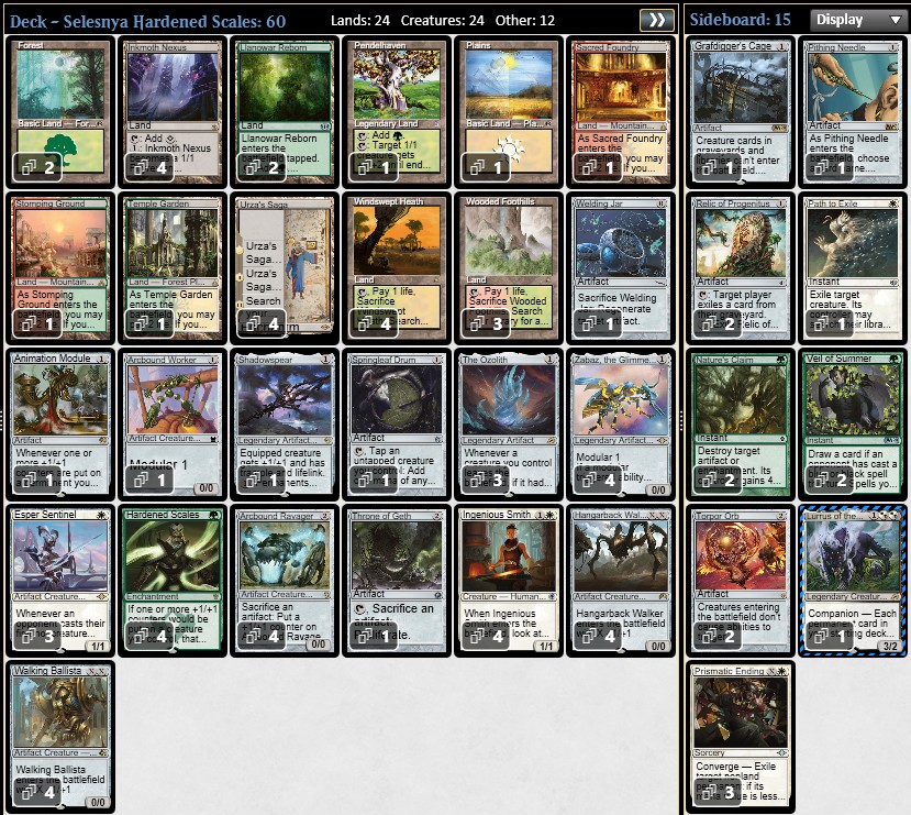 村栄龍司 りゅうじのマイライフ：モダンビギナーへ向けたデッキ案内