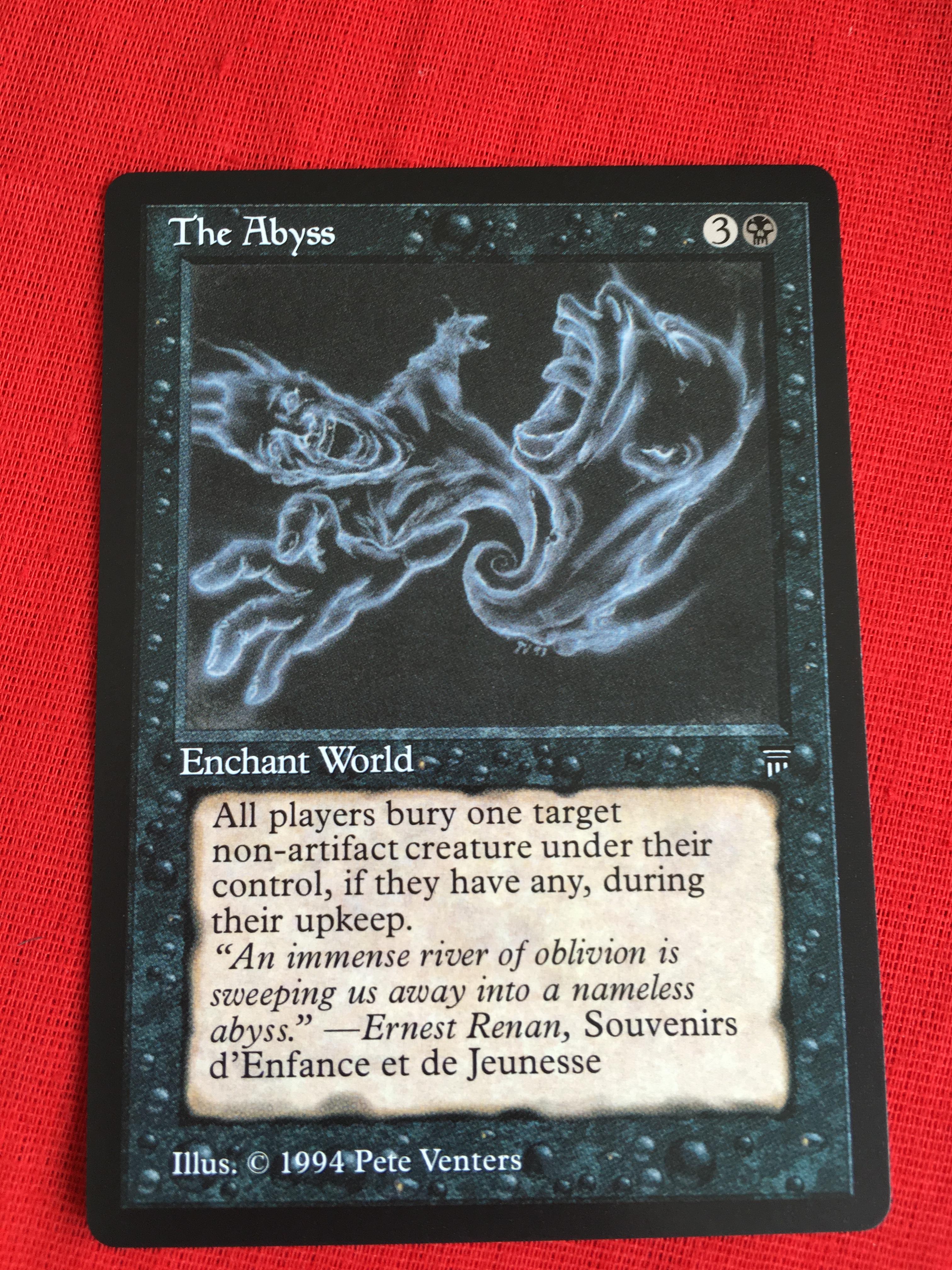 MTG The Abyss 英語版 The Abyss - Legends - Magic: The Gathering