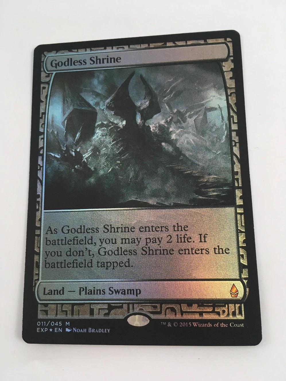 Godless Shrine 神無き祭殿 FOIL 011/045 MTG Godless Shrine 神無き