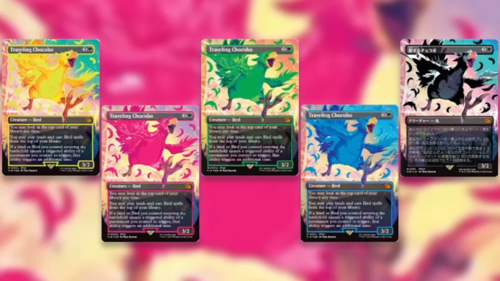 新作ファイナルファンタジーのチョコボ、画期的なシリアルカードを手に
