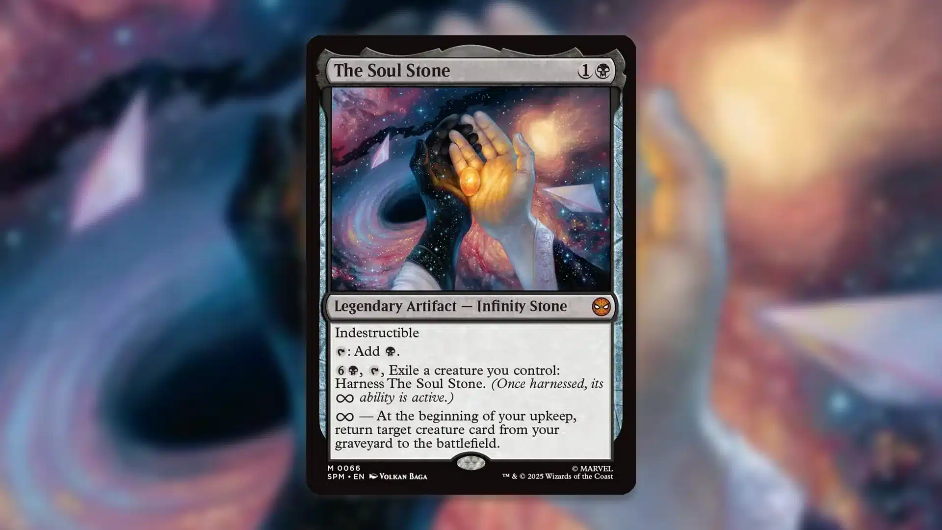 ソウル・ストーンThe Soul Stone MTG SPM ソウル・ストーン foil FOIL