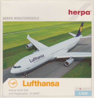 Airbus A340-300 Lufthansa D-AIGS Herpa 516549 1:500 - MW-Moba