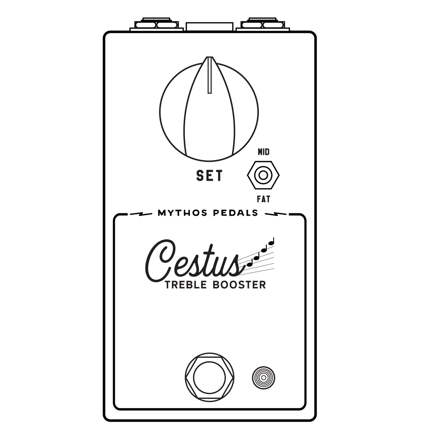 Cestus Treble Booster – Mythos Pedals