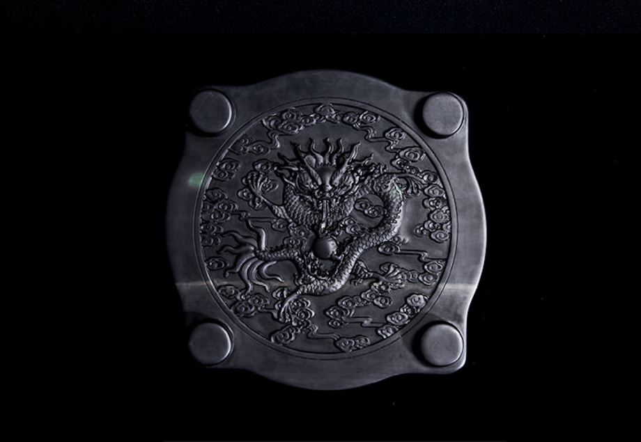 端渓硯 大 吉慶有餘 長24.5cm 端渓硯 大 吉慶有餘 長24.5cm