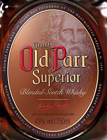 オールドパー スーペリア 43度 ブレンデッド スコッチ ウイスキー