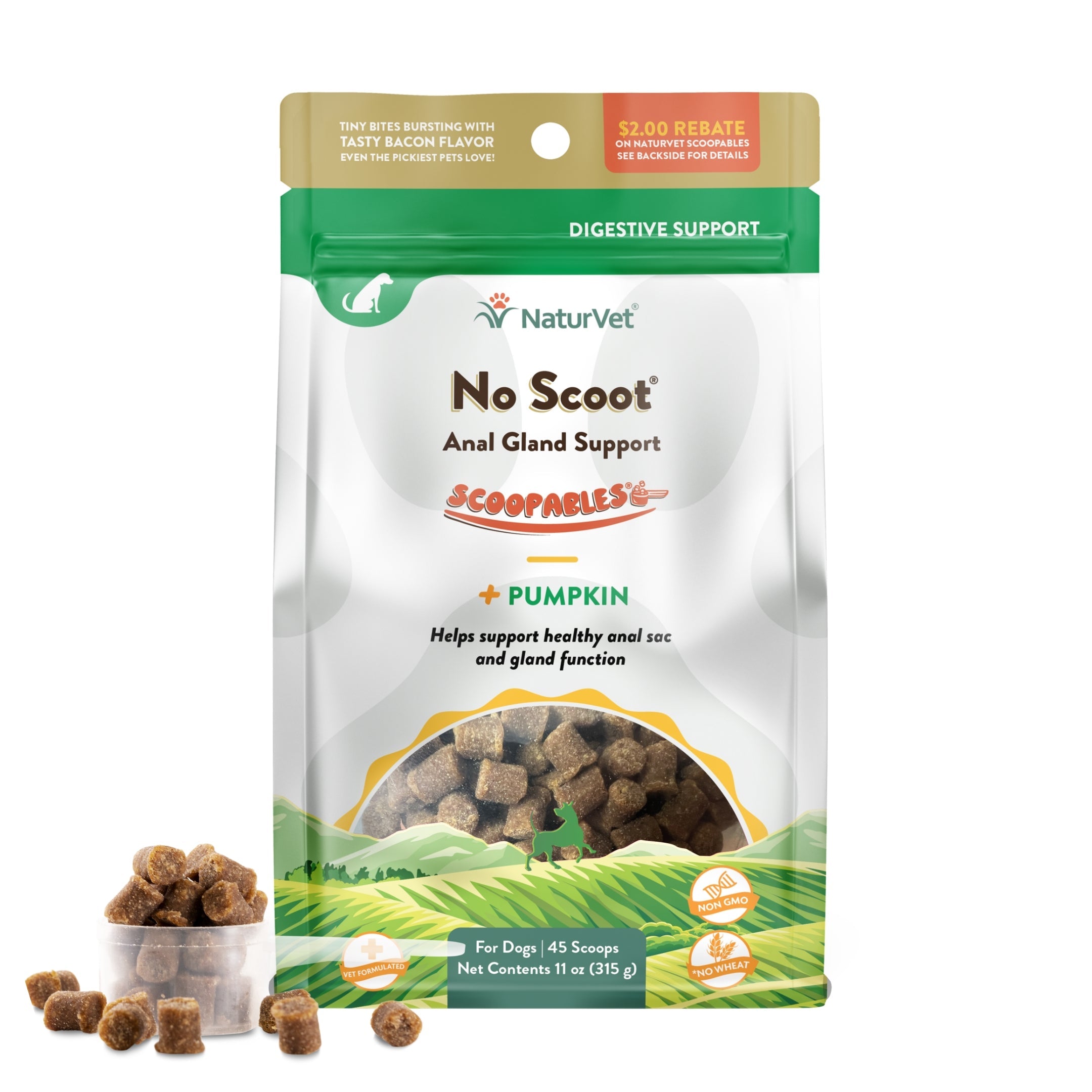Scoopables No Scoot® Anal Gland Support for Dogs - NaturVet®