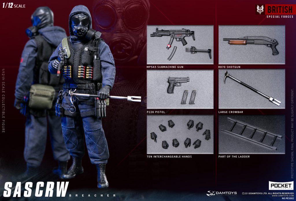 DAMTOYS 1/12 POCKET ELITE SERIES SAS CRW BREACHER | 株式会社ノーツ