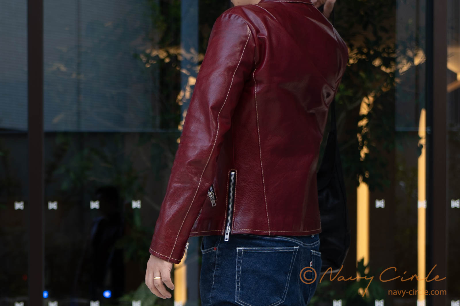 試着のみ BACKLASH シングルライダース RED S 【公式通販】