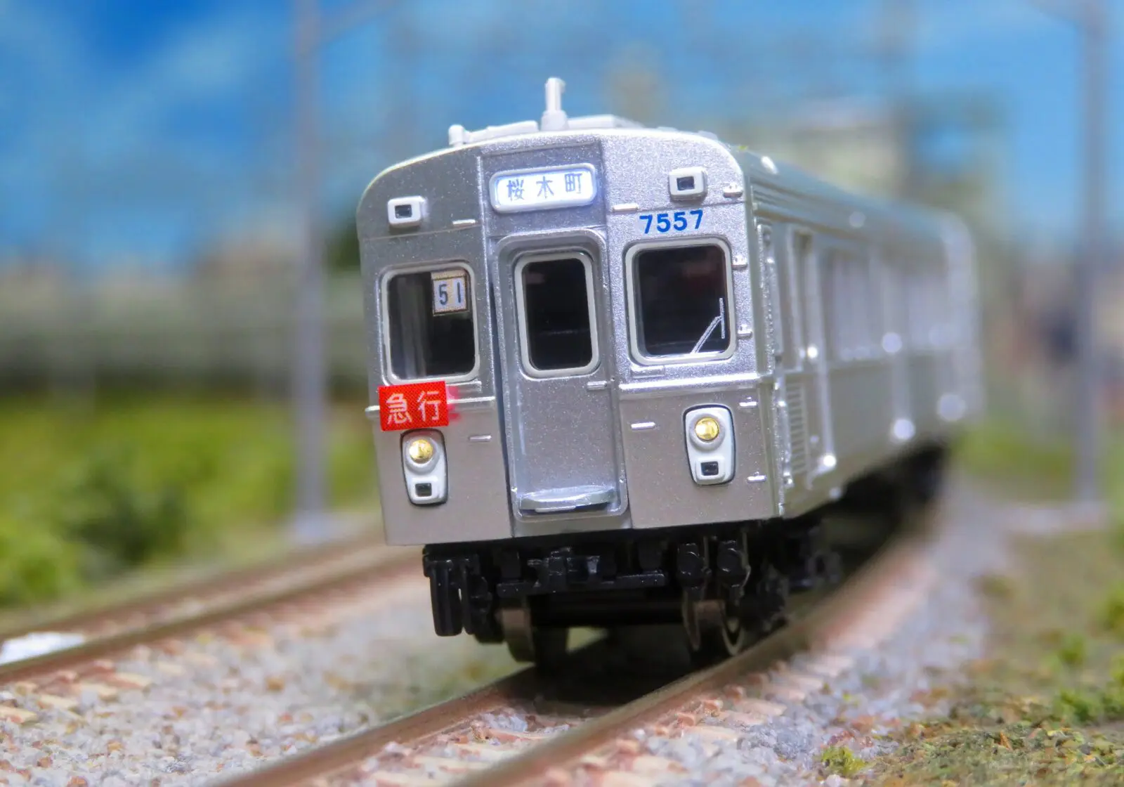 グリーンマックス 能勢電鉄6000系 6002編成 8両セット加工品 グリーン