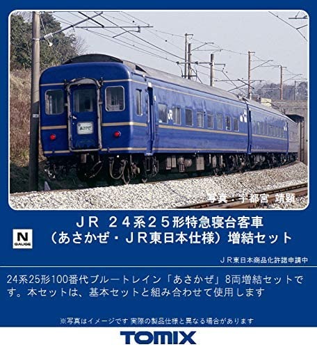 TOMIX 24系25形(あさかぜJR東日本仕様) 基本+増結+牽引（EF66） TOMIX