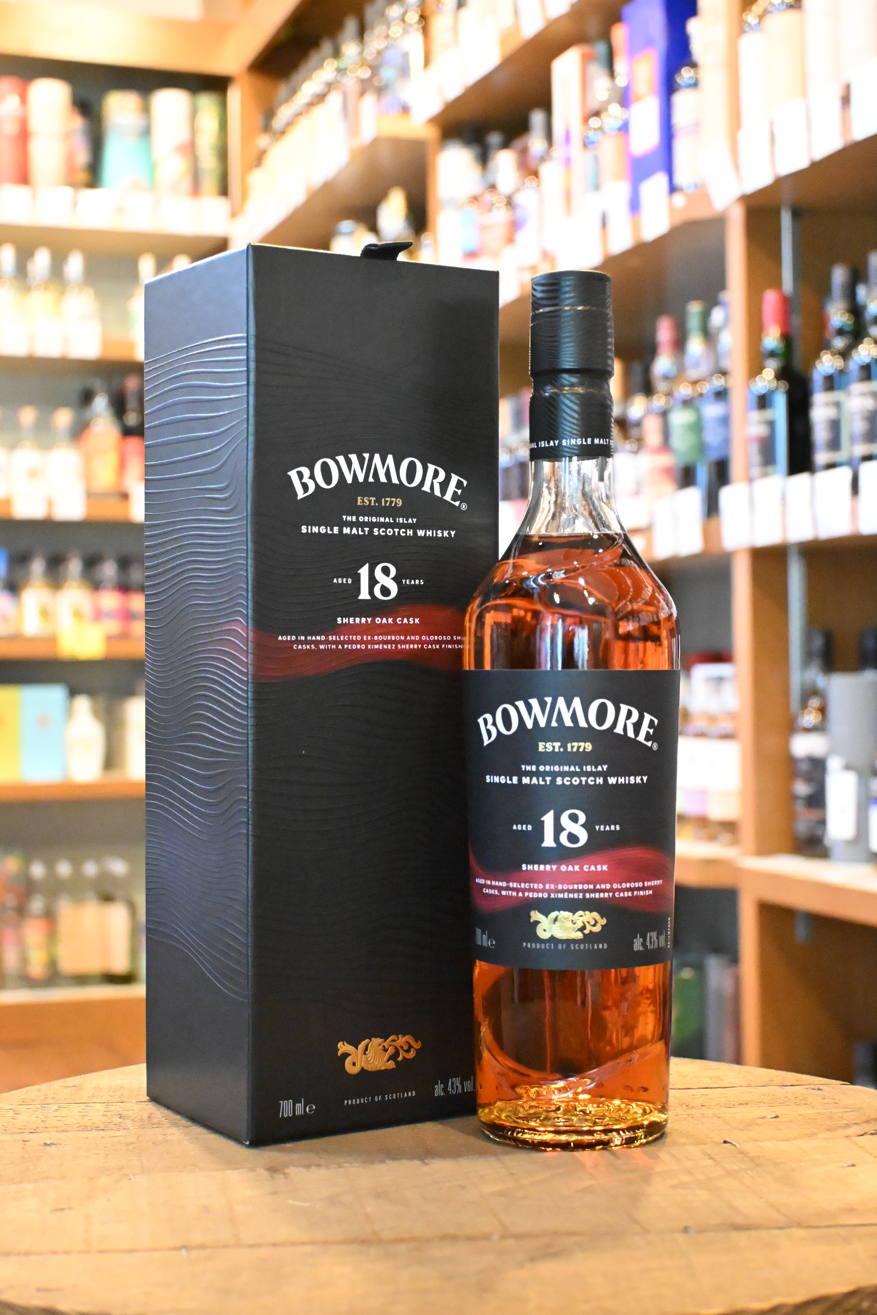 ボウモア BOWMORE 18年 シェリーオークカスク 700ml Amazon.co.jp