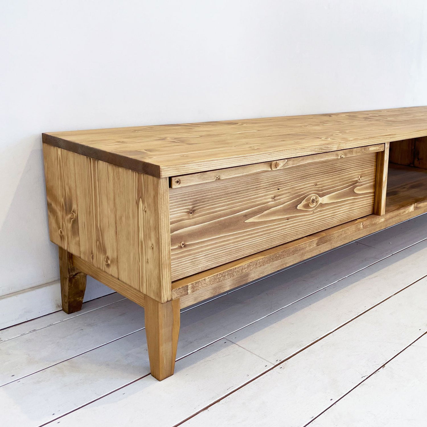 美品】NEALDテレビボード180cm無垢材・家具職人オーダーメイド