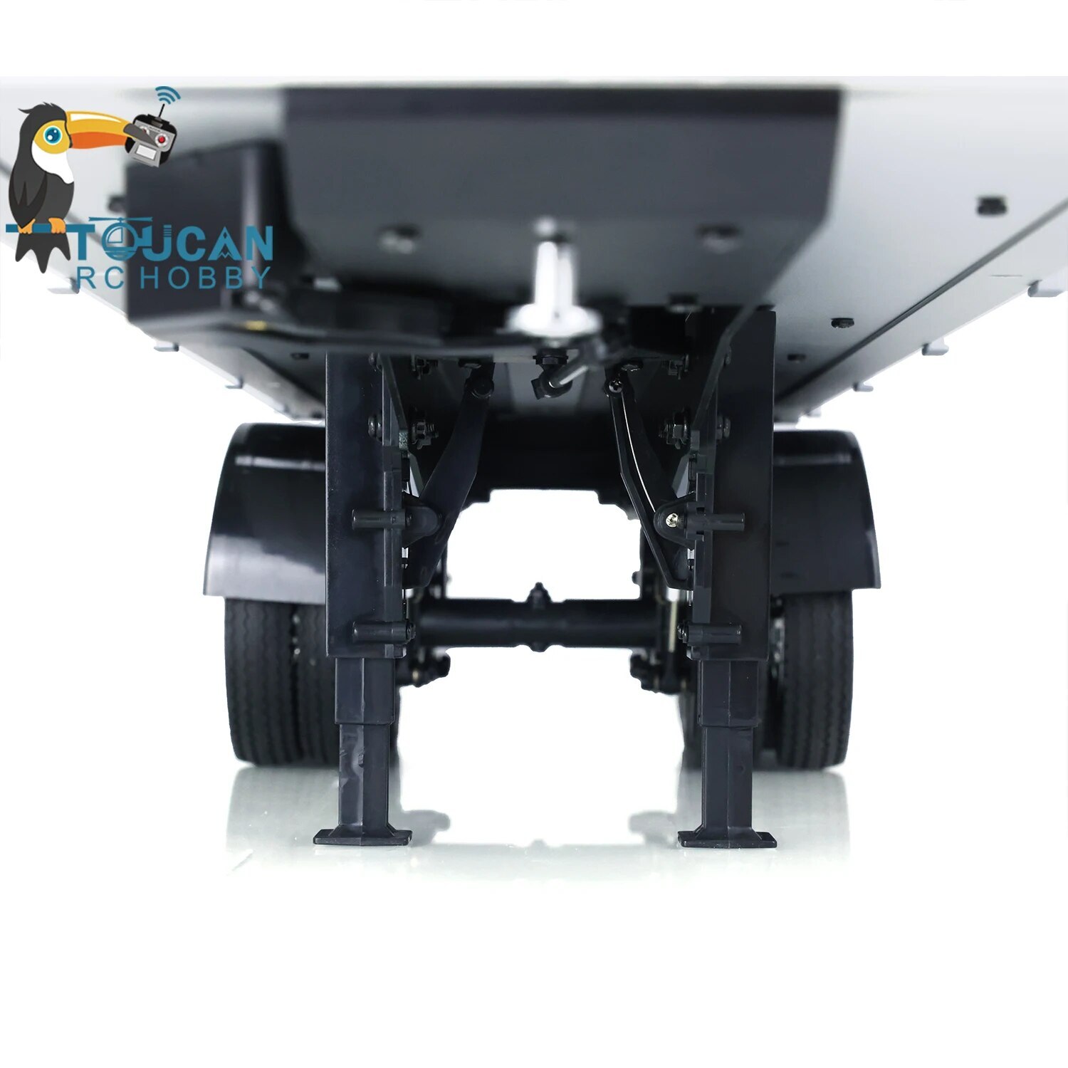 タミヤ1/14トレーラー自作フラットベッドセミトレーラー