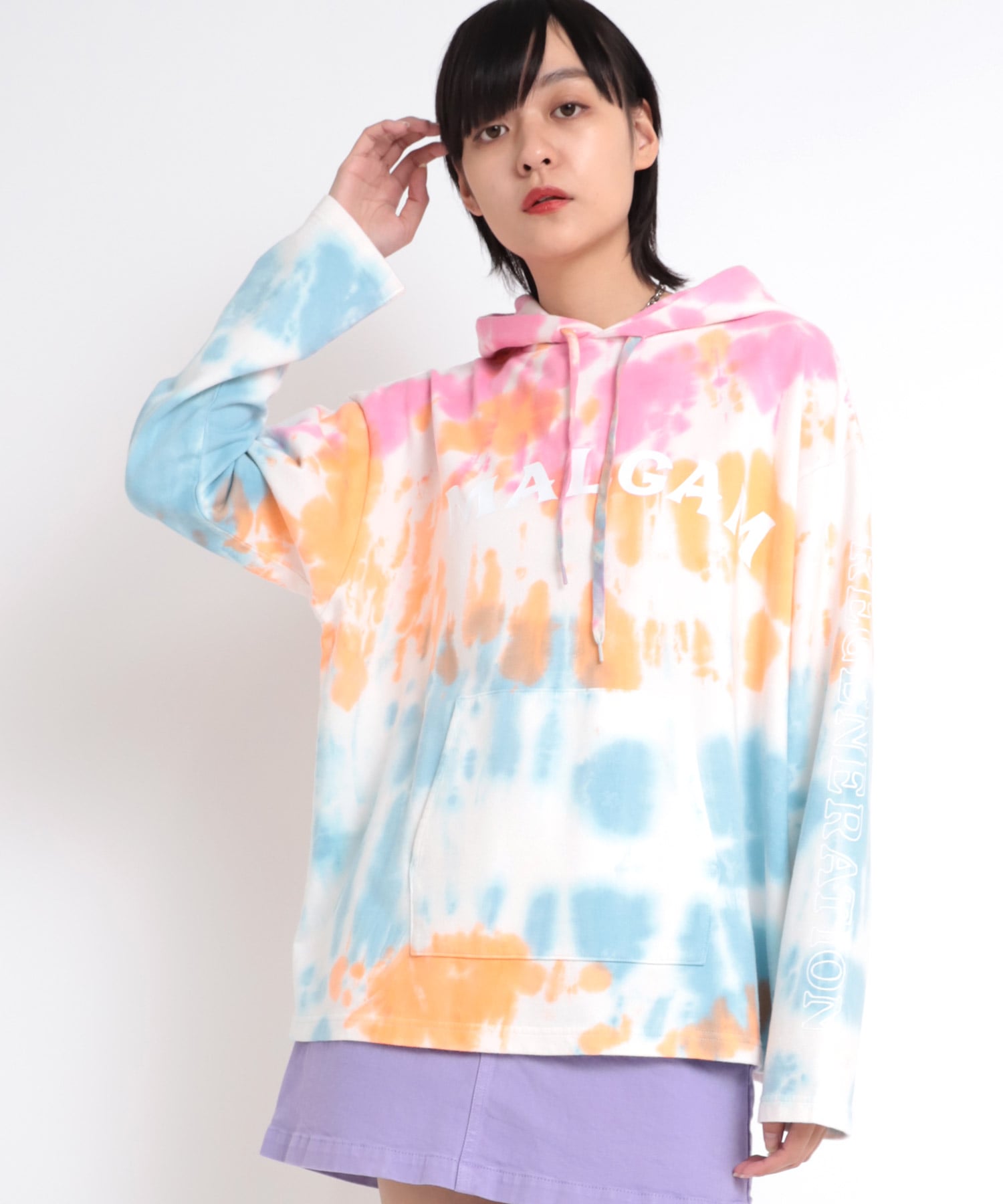 M1816 タイダイフーディー(M ピンク): トップス - RNA ONLINE STORE