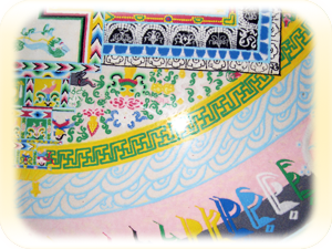 天空砂マンダラ絵