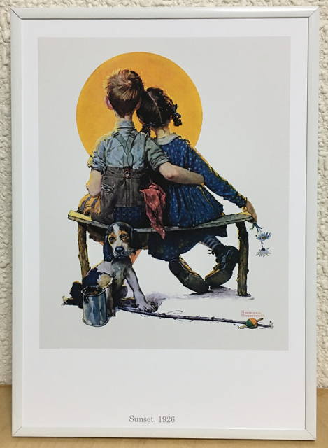 ノーマン・ロックウェル *サンセット [展示会ポスター] サイズ各種