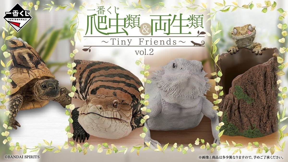 ローソン】超リアルな「爬虫類&両生類」だらけの一番くじ登場 - ラスト