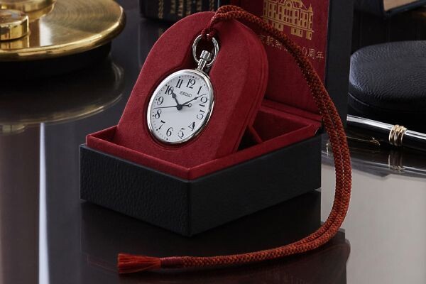 飯田記念賞 鉄道時計 SEIKOSHA 懐中時計 鉄道電化協會 昭和30年5月