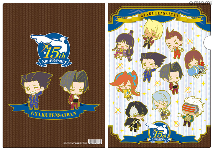 逆転裁判 15周年 ラバーストラップ コレクション 全12種コンプリート