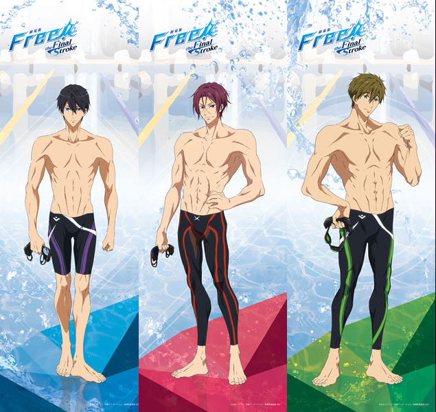Free! 七瀬遙 等身大マルチクロスポスター