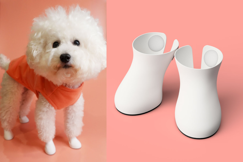 世界初！3Dプリンター製犬用シューズが特許を取得 | 業務用3D