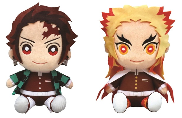 ☆鬼滅の刃☆金賞☆くら寿司コラボ☆炭治郎と杏寿郎のぬいぐるみセット