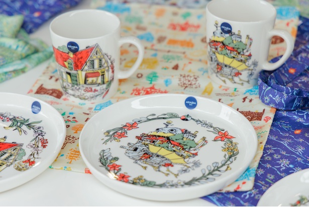ジブリパーク 限定 ポーリッシュポタリー マグカップ プレート ハウル
