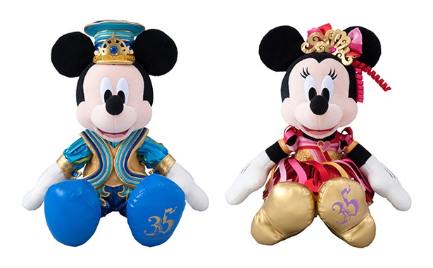 ミッキー ミニー 特大ぬいぐるみ 35周年記念 35周年ぬいぐるみ(ミニー