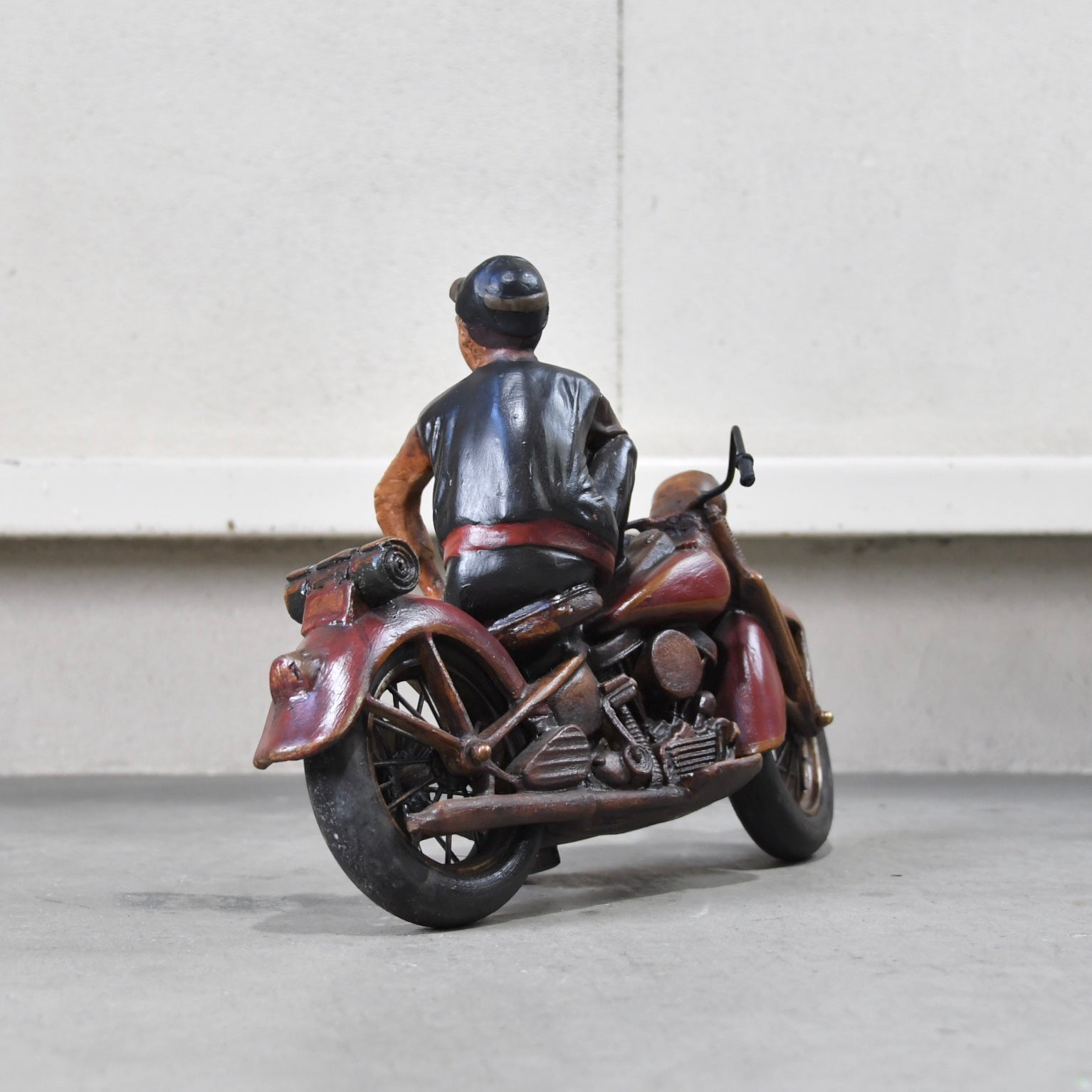 バイク型ガラス彫刻ハーレーダビッドソン Harley Davidson Resin