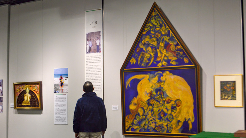 吉田正雄先生の油絵、南国の女、アンティーク 吉田正雄先生の油絵