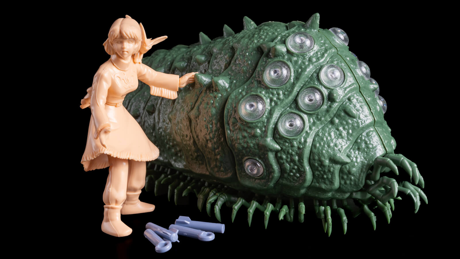 風の谷のナウシカ プラモデル完成品 王蟲とナウシカ ジオラマセット