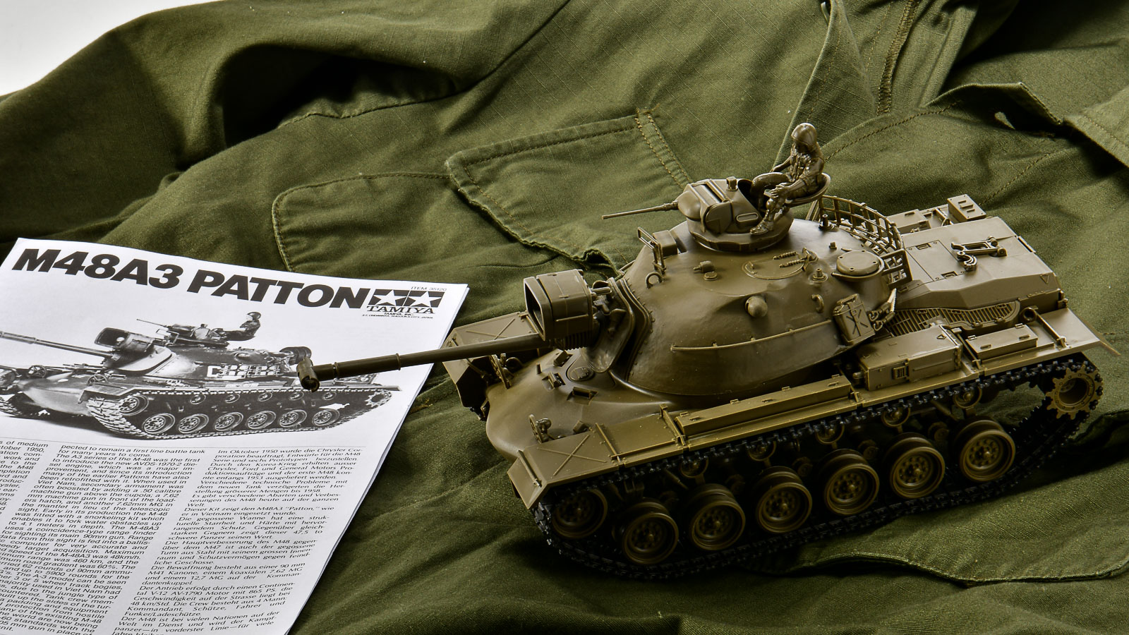 ジャングルファティーグが導くプラモの旅！ 「タミヤM48A3パットン」を