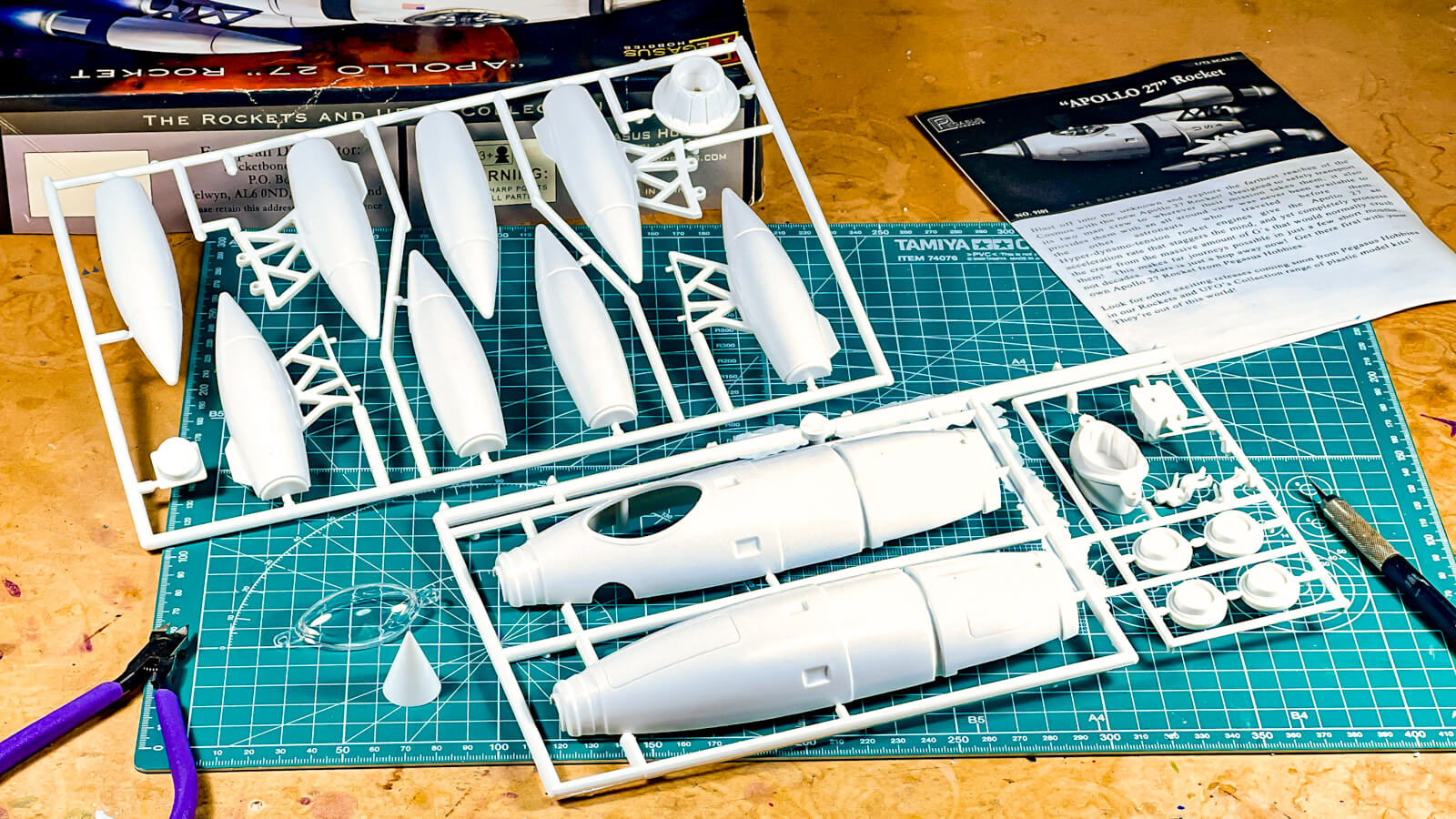 月世界旅行の続きを夢見たプラモデル／ペガサスモデルのアポロ27号