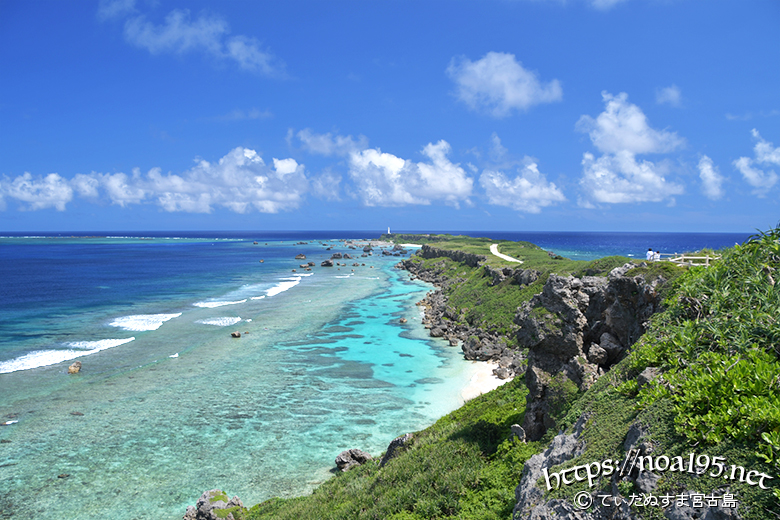 写真 風景 全紙サイズ 沖縄宮古島東平安名崎『翠玉のかなた』 写真