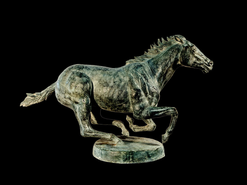 巨匠 奥村信之 ブロンズレリーフ ローマ 1992年 射手座 西洋彫刻 真作