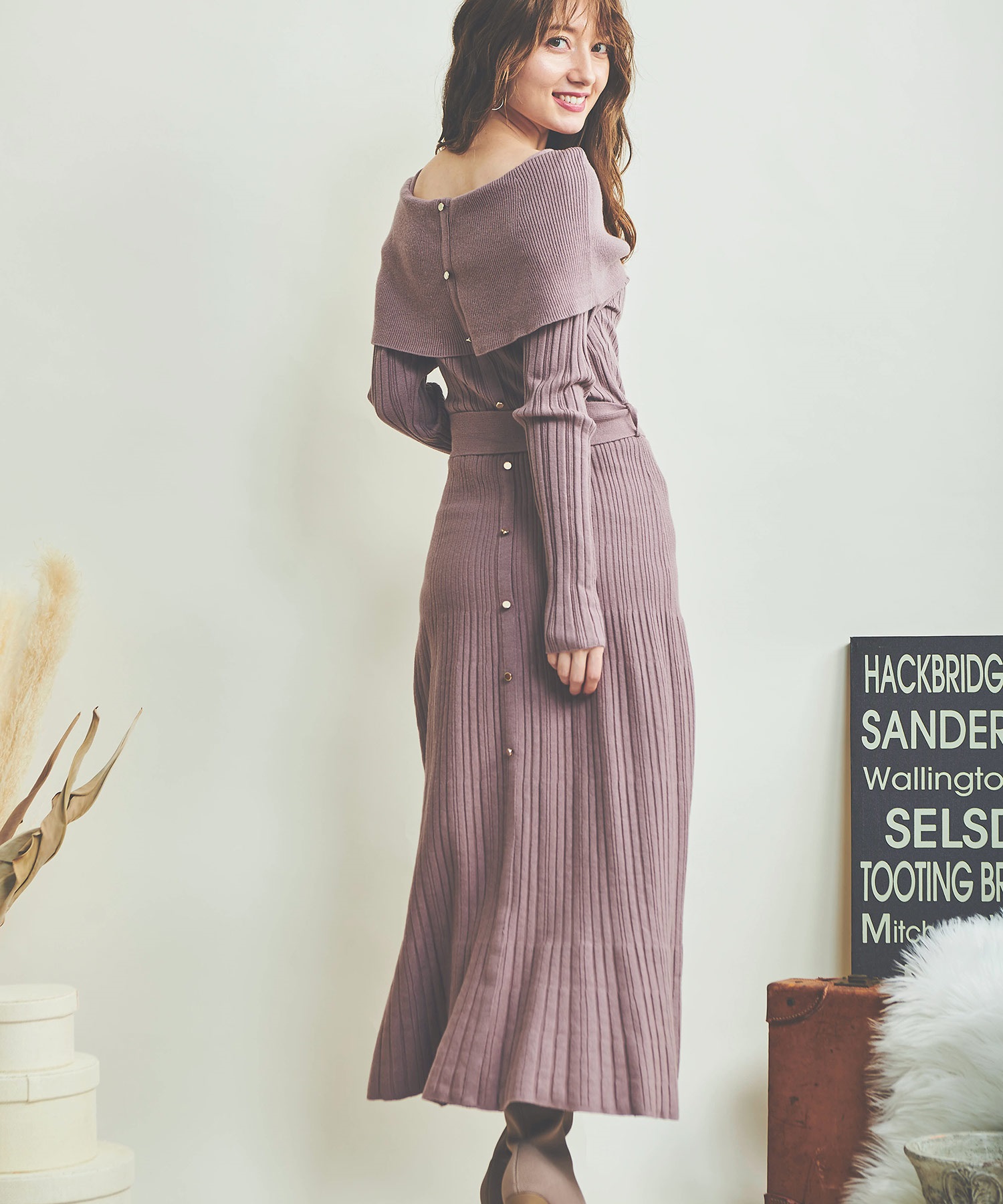 ソフトマーメイド2WAYワンピース | ニットワンピース | NOELA