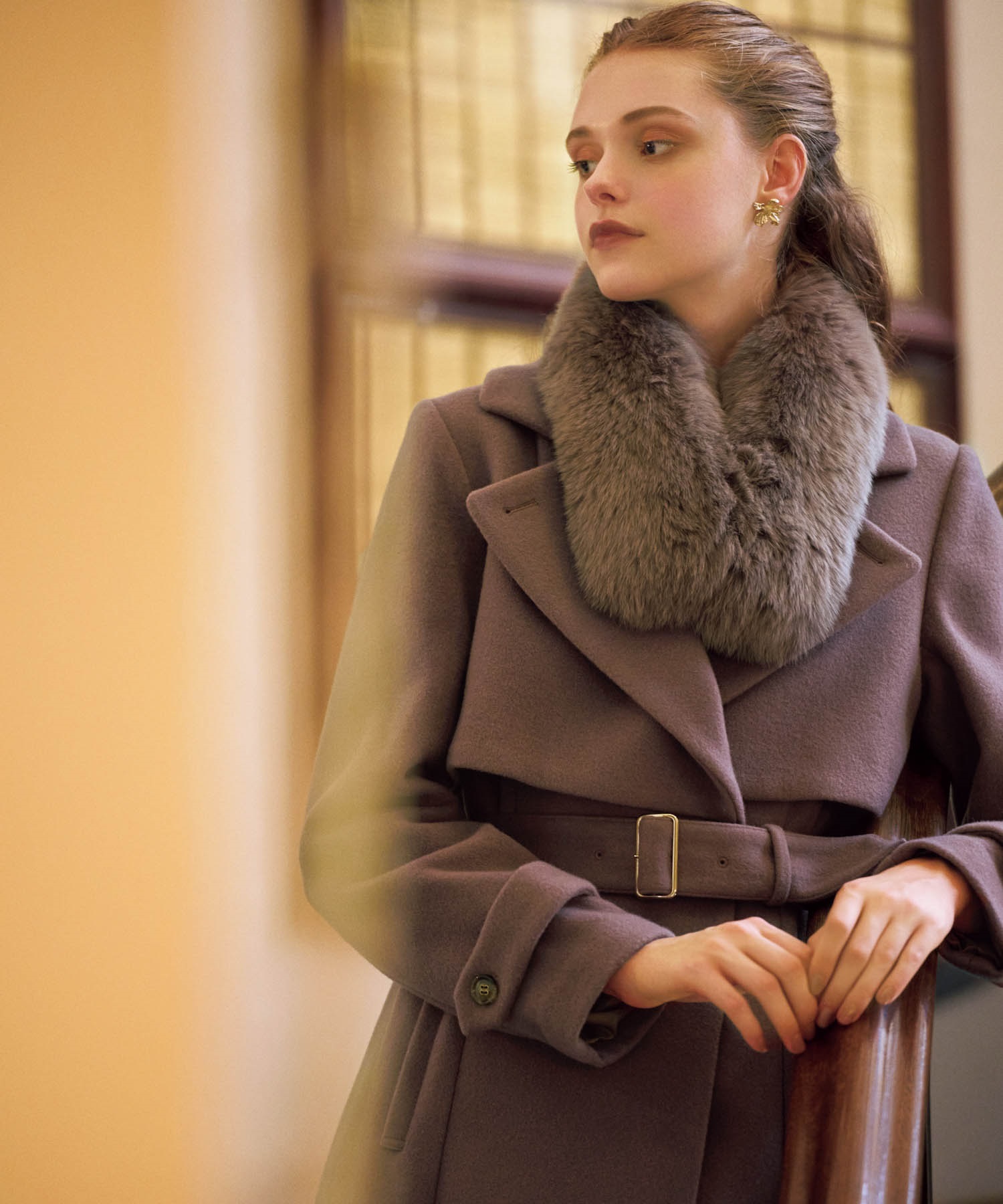 vintage】Ungaro Parisゴールドカラー編み込みタッセルブローチ 【公式