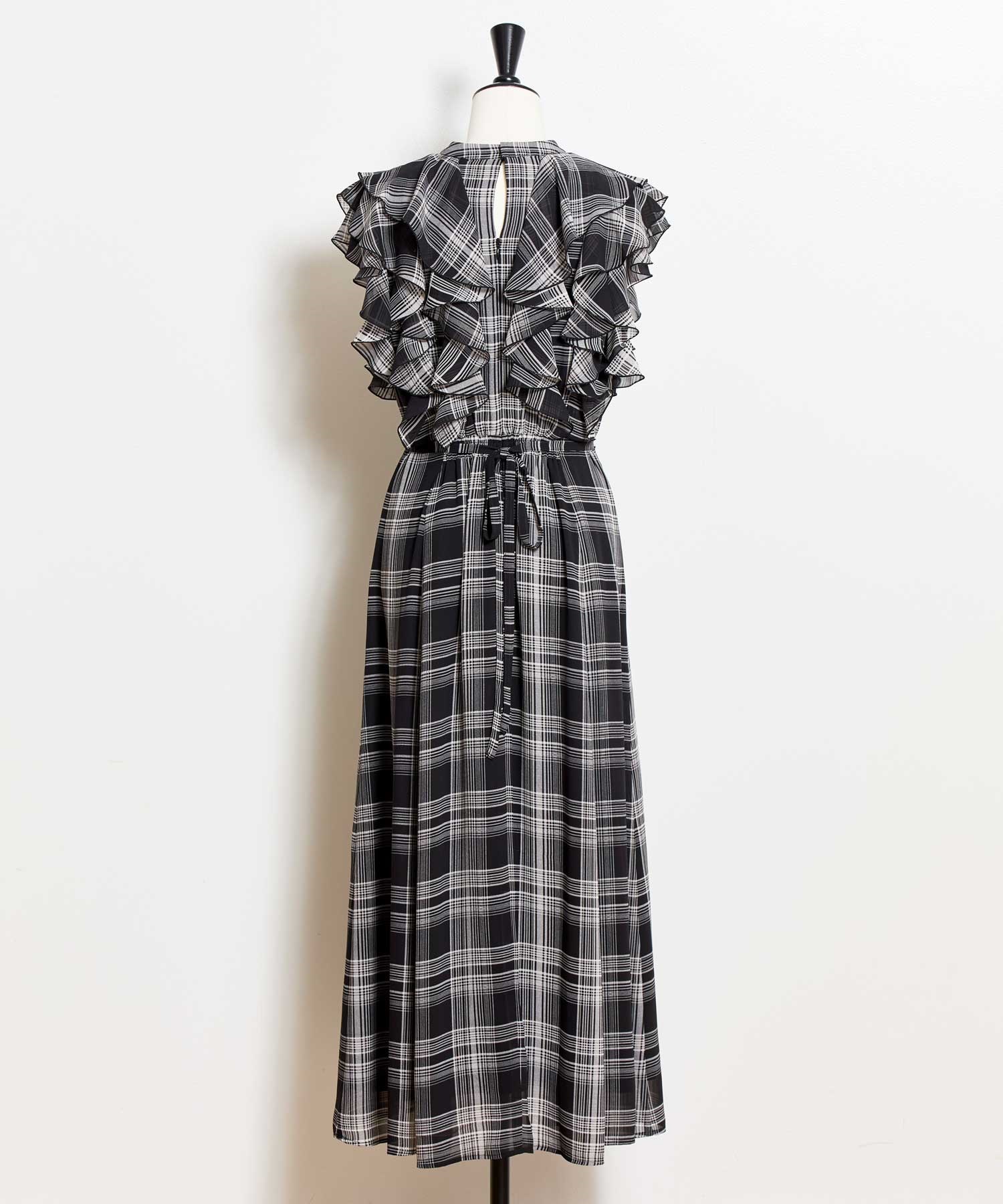 チェックフリルワンピース | ロングワンピース | NOELA OFFICIAL WEB STORE