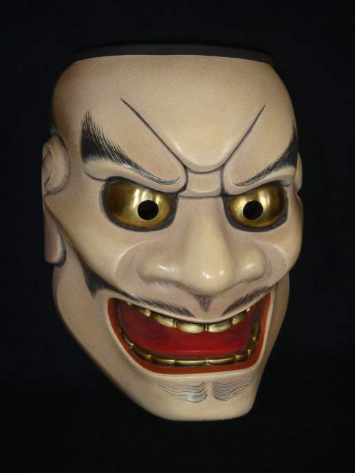 能面 三光飛出（さんこうとびで）