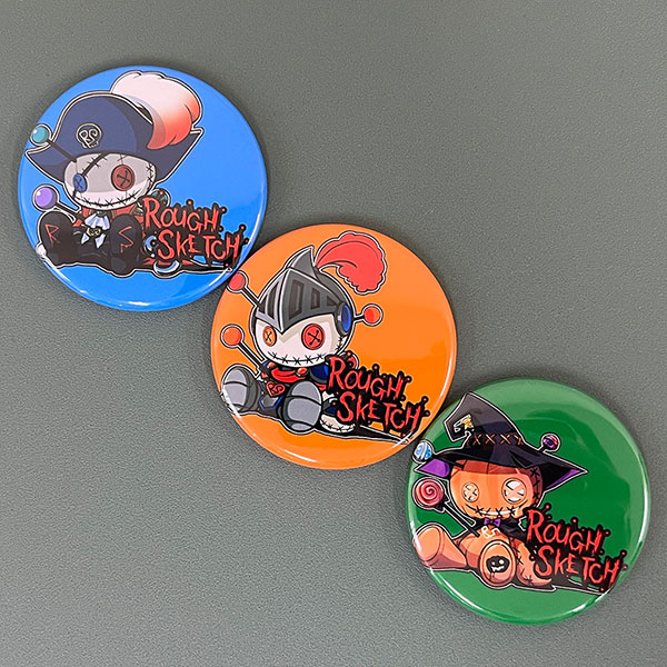 片寄涼太缶バッチ 仮面