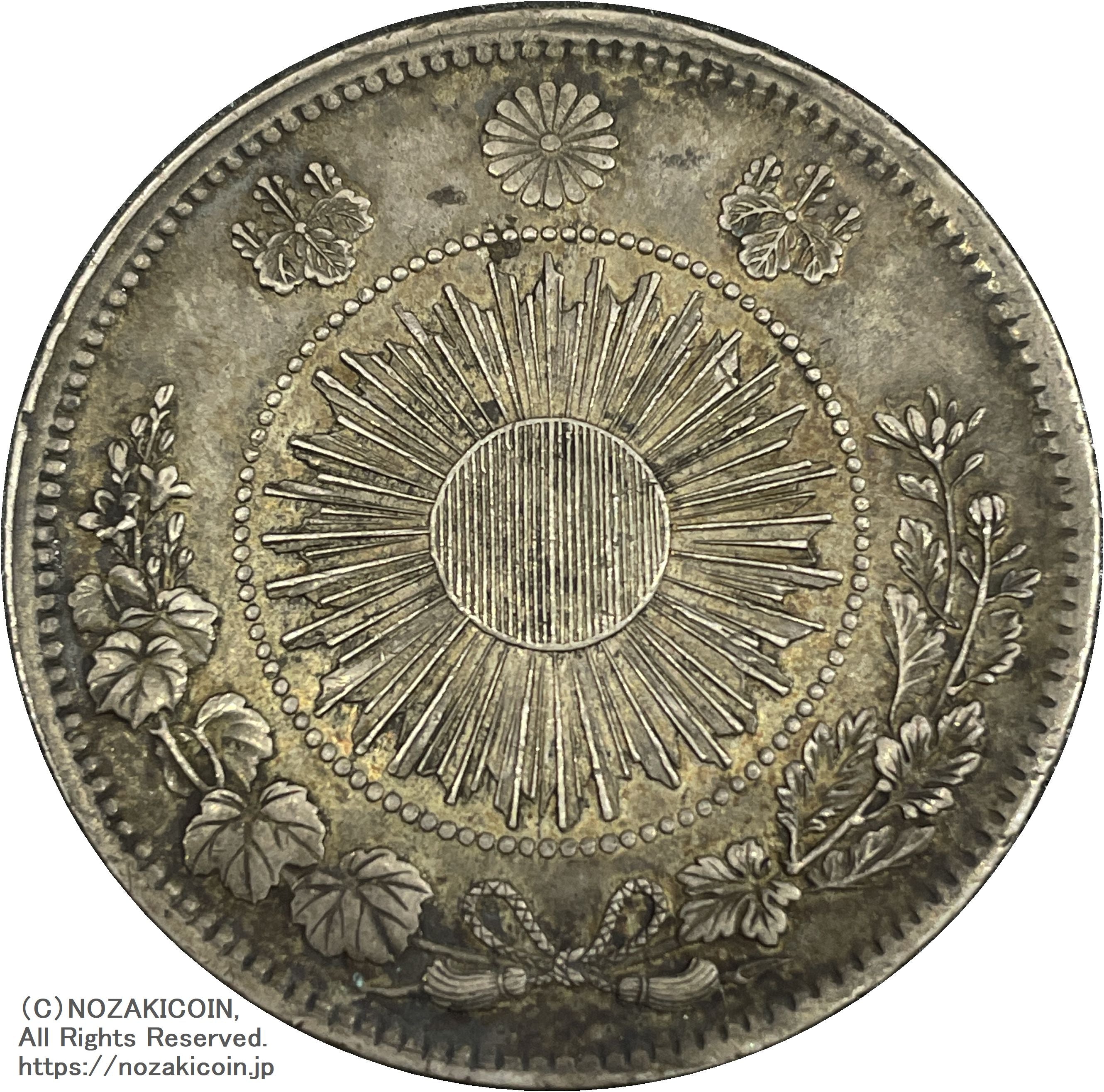 明治13年 旧一圓 近代古銭 貨幣 コレクション用 美術品 明治13年 旧