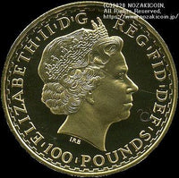 イギリス ブリタニア金貨 100ポンド 2007年 – 野崎コイン