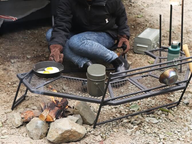 た*ぼ様 DOD テキーラテーブル180 アイアンテーブル コックピット DOD