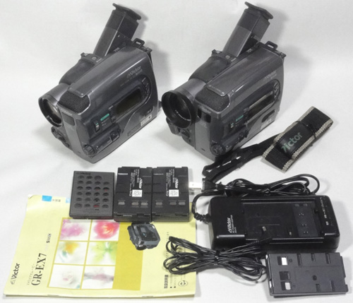 Victor GR-EX7 VHS-C対応 ビデオカメラ セット Victor GR-EX7 VHS-C