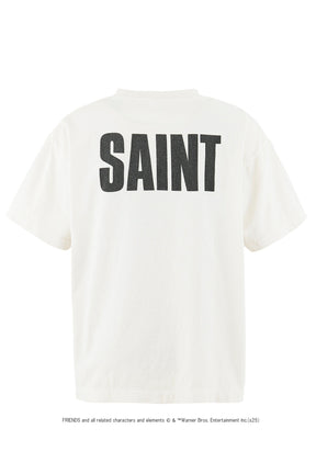 SAINT Mxxxxxx × FRIENDS SS25 FRD_SS TEE /FRIENDS / WHT - NUBIAN