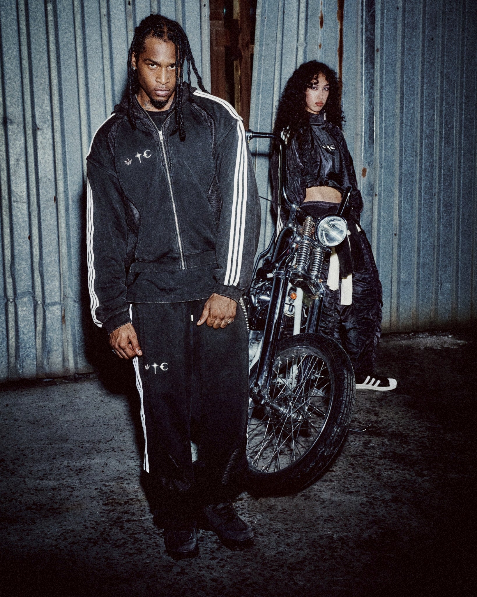 adidas × Thug Club FAUX LEATHER JACKET adidas x Thug Club PU