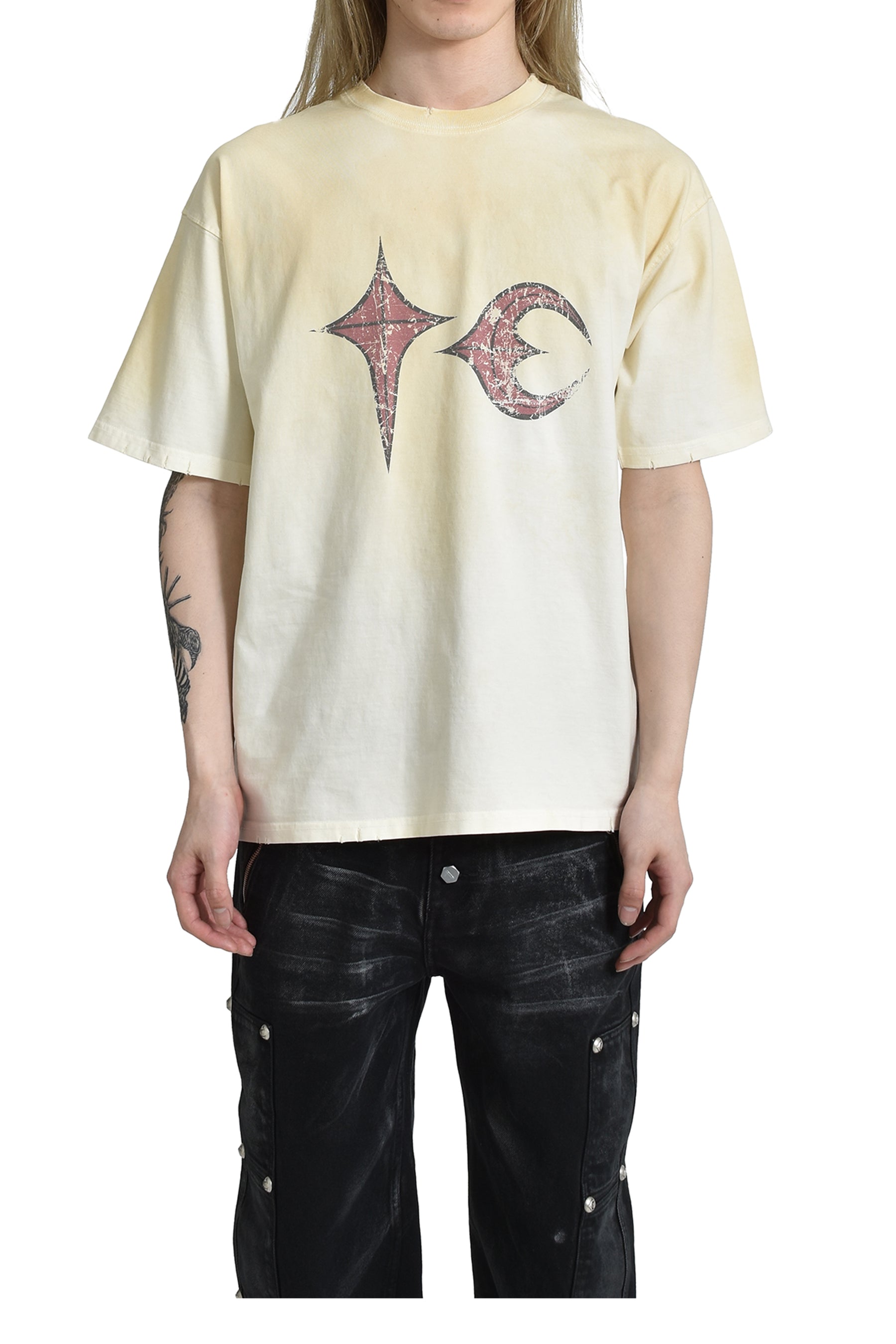 thug club slim t-shirt サグクラブサイズ2 THUG CLUB slim-cut T
